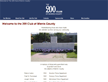 Tablet Screenshot of 200clubofmorriscounty.com